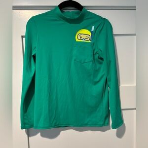 Land’s End Kids Green Rash Guard Size Small (8)